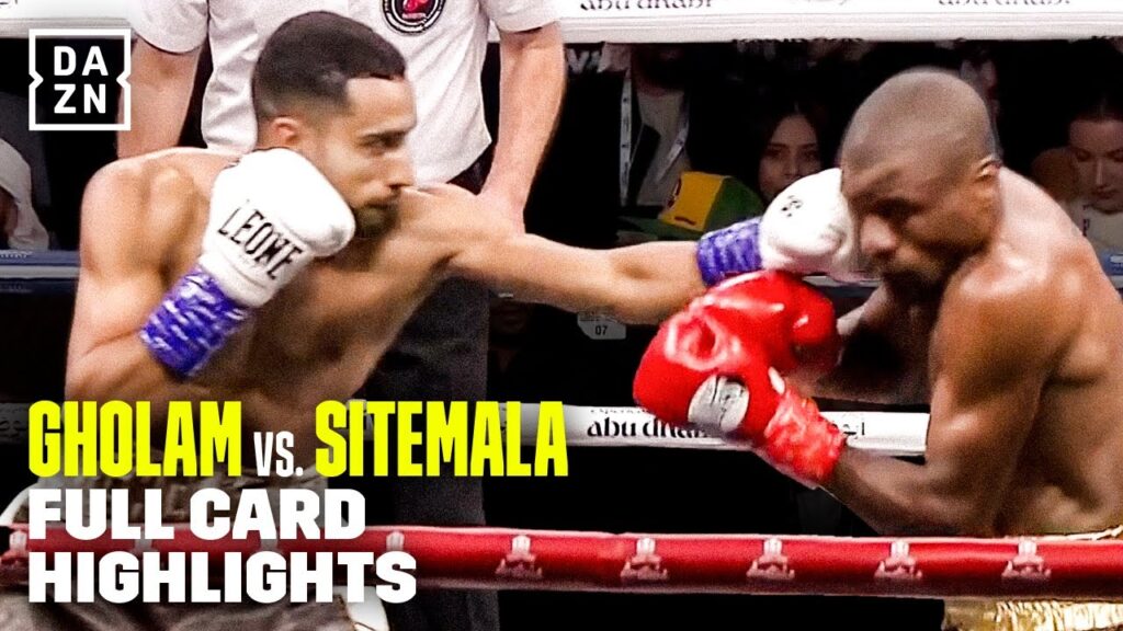 full card highlights moussa gholam vs lunga sitemala rising stars arabia