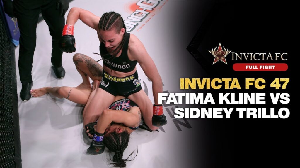 full fight fatima kline earns tko with devastating ground pound against trillo invicta fc 47