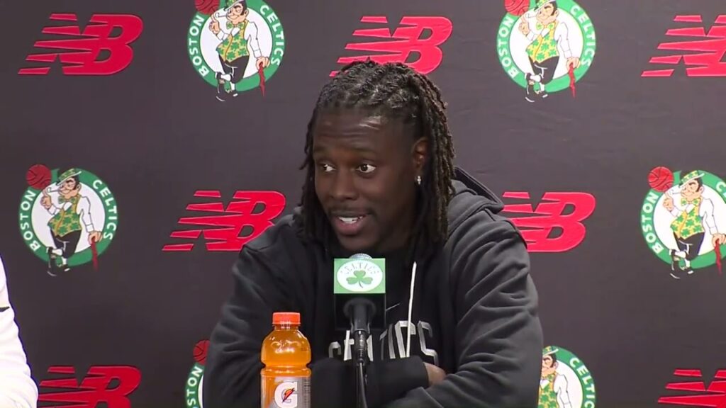 full jrue holidays introductory press conference for the boston celtics nba on espn