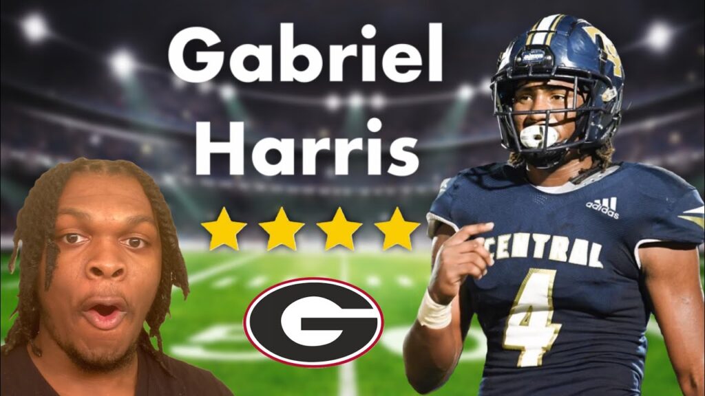 gabriel harris highlights reaction georgia football commit