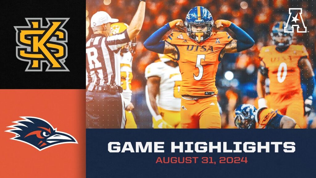 game highlights kennesaw state vs utsa august 31 2024