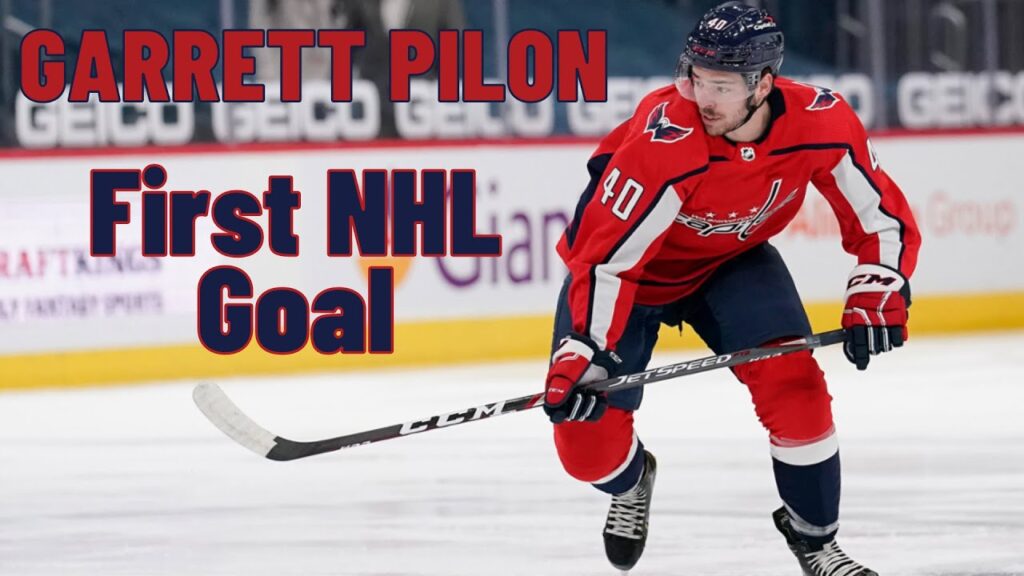 garrett pilon 40 washington capitals first nhl goal nov 16 2021