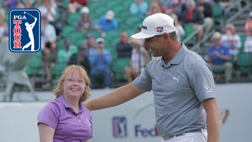 gary woodland surprises amy from special olympics arizona 2019