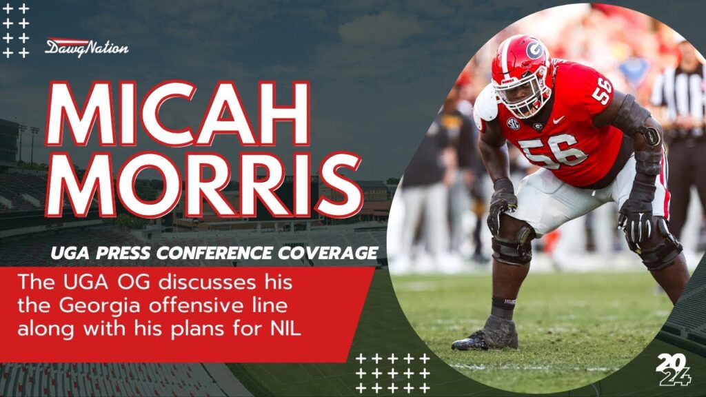 georgia ol micah morris shares why nil is important for him