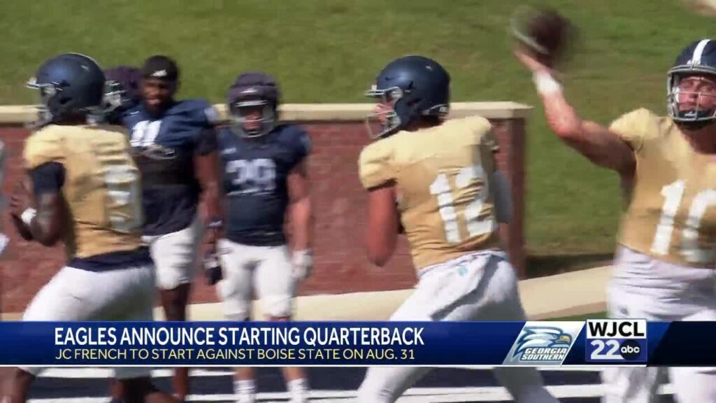 georgia southern officially names jc french starting quarterback