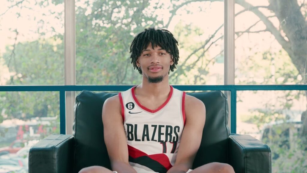 get to know shaedon sharpe portland trail blazers