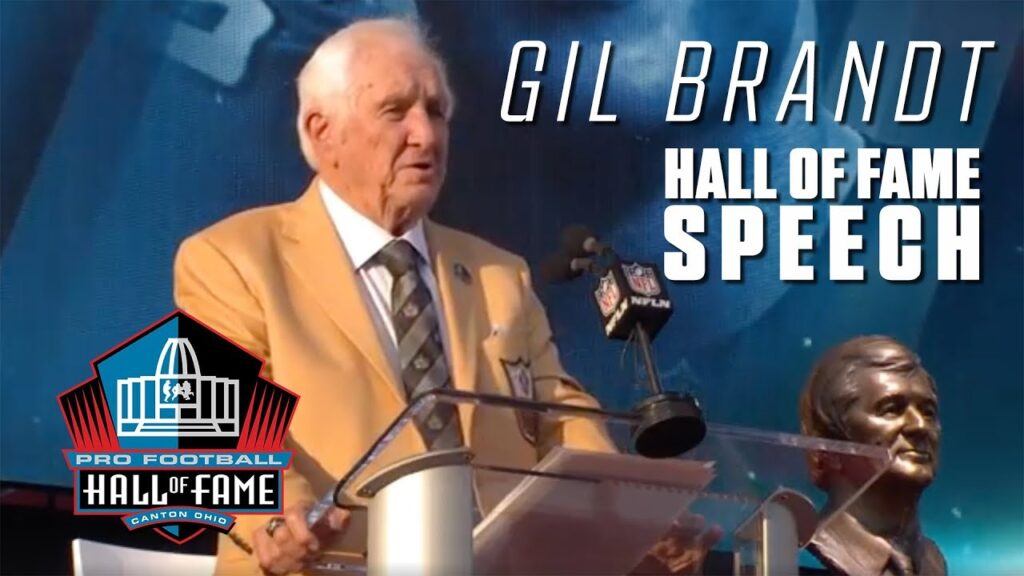 gil brandt full induction speech 2019 pro football hall of fame nfl