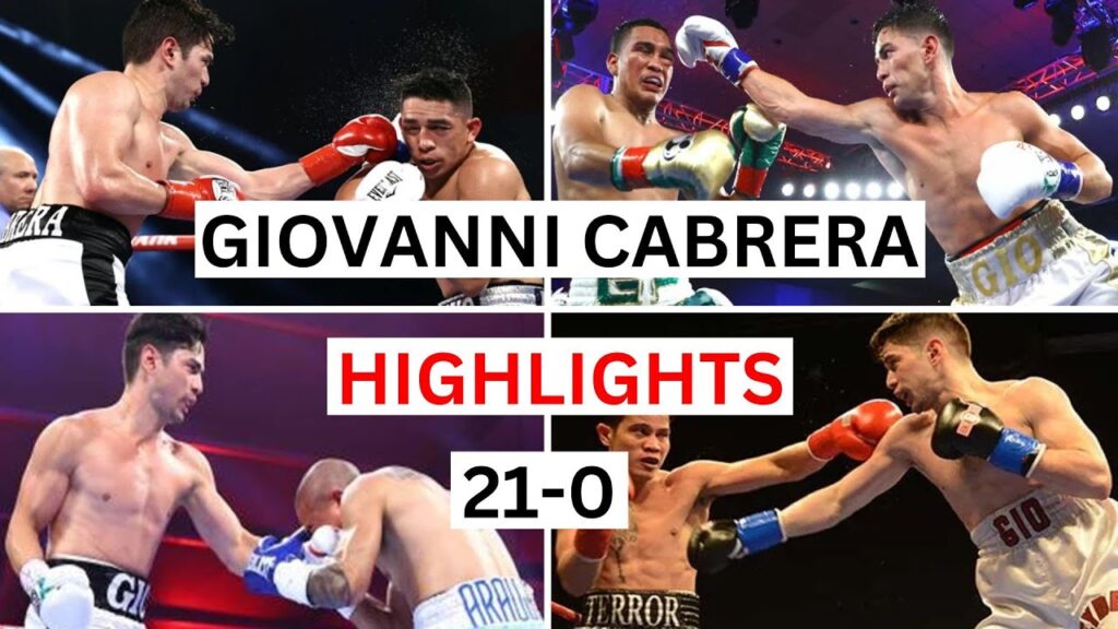 giovanni cabrera 21 0 highlights knockouts