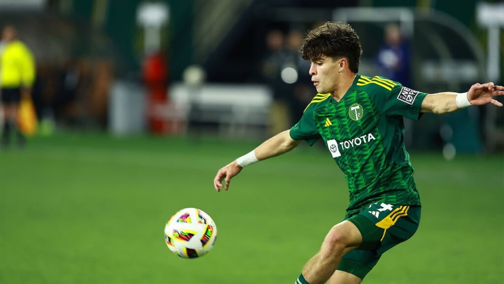 goal timbers2s kyle linhares scores from distance for first pro goal