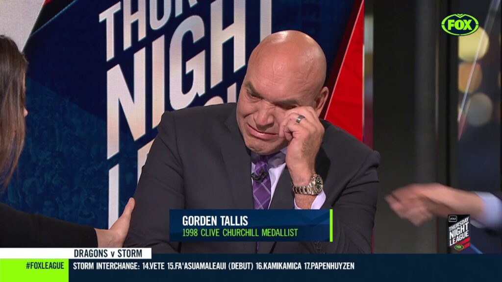 gorden tallis breaks down in touching tearful tribute to kevin walters