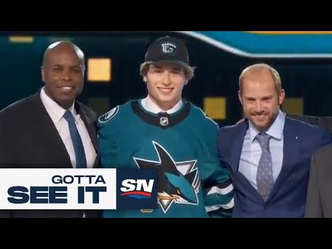 gotta see it sharks take macklin celebrini with top pick in 2024 nhl draft