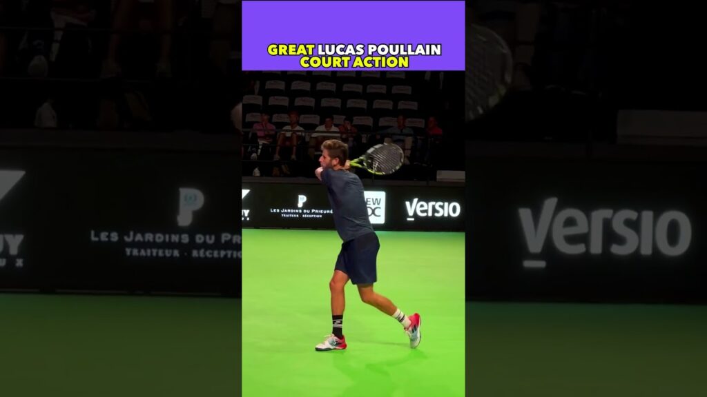 great lucas poullain court action tennis shorts