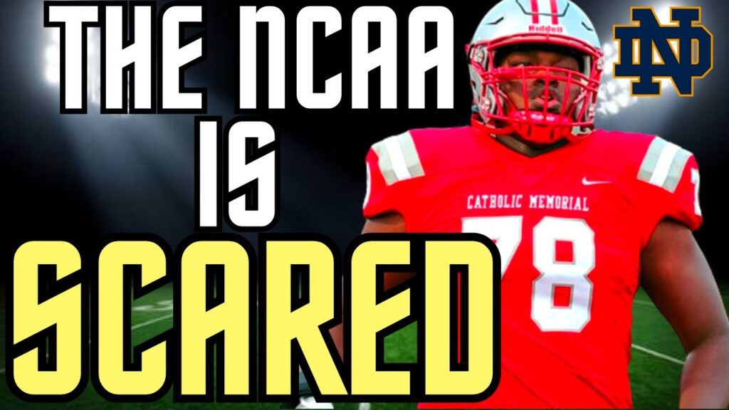 guerby lambert is a monster 5e2ad90efb88f notre dame fighting irish offensive tackle recruit highlights 1