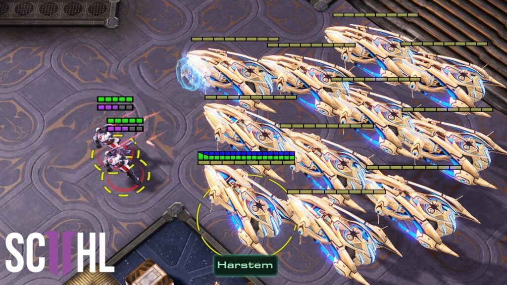 harstems epic mass carrier transition starcraft 2 harstem vs cure