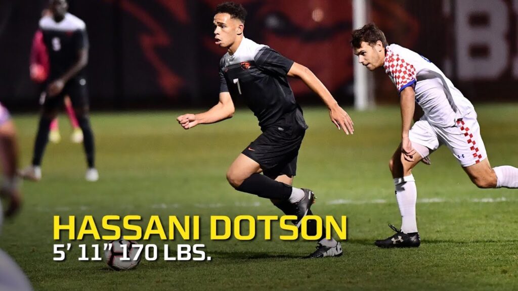 hassani dotson highlights steady midfielder who played every minute of 2018 osu season