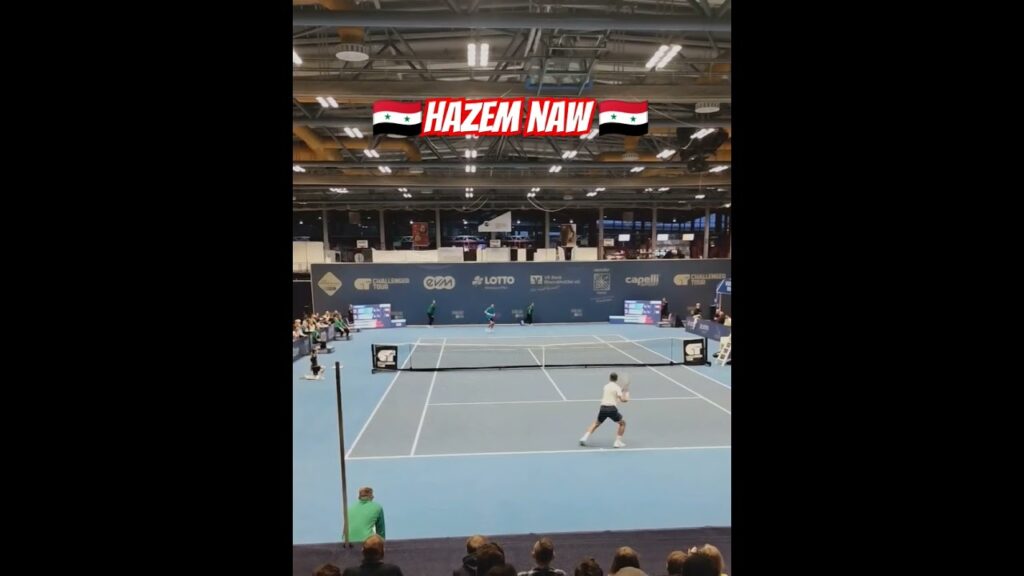 hazem naw f09f94a5f09f8ebe first syrian f09f87b8f09f87be to win a match in atp challenger tour koblenz sf 2024 tennis