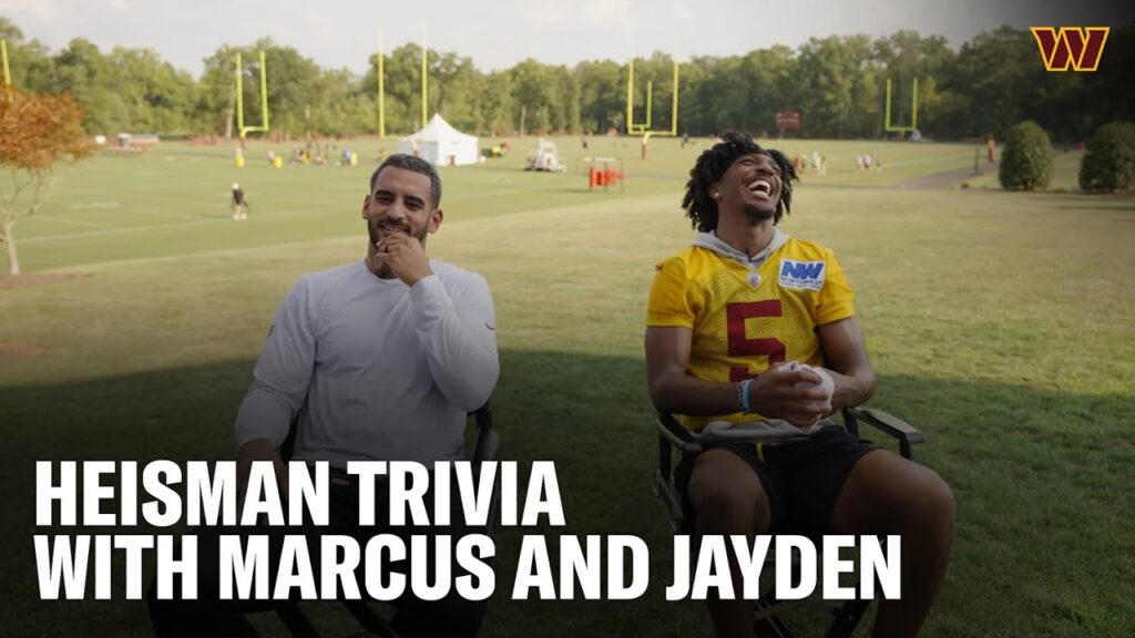 heisman trivia with 2014 winner marcus mariota 2023 winner jayden daniels washington commanders