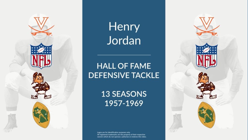 henry jordan hall of fame football defensive tackle