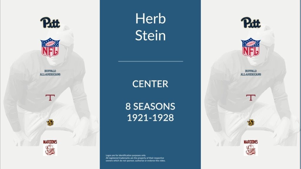 herb stein football center and guard