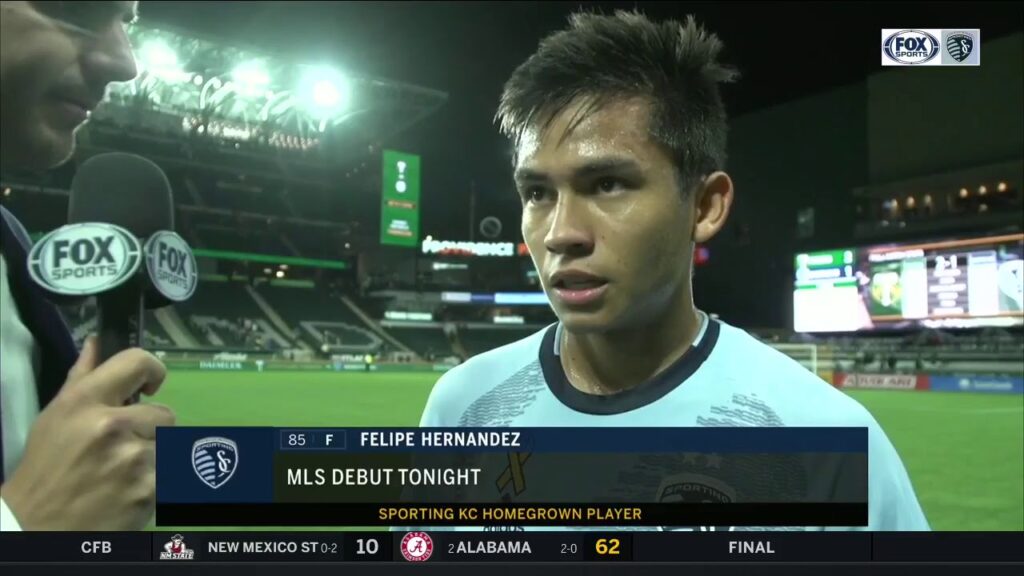 hernandez on mls debut its been my dream