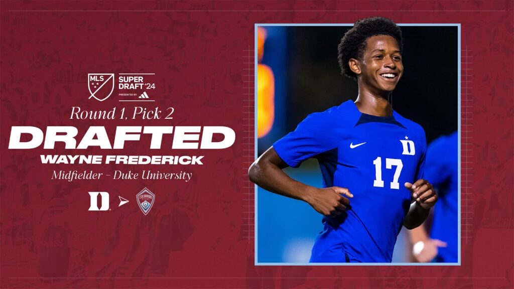 hes got some interesting versatility colorado rapids draft wayne frederick from duke