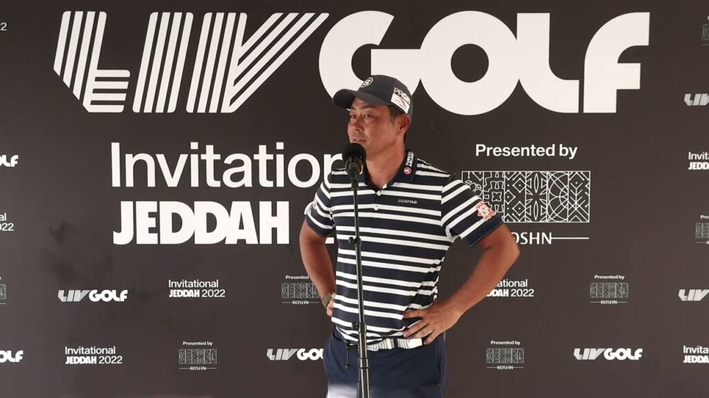 hideto tanihara friday flash interview 2022 liv golf jeddah c2b7 round 1