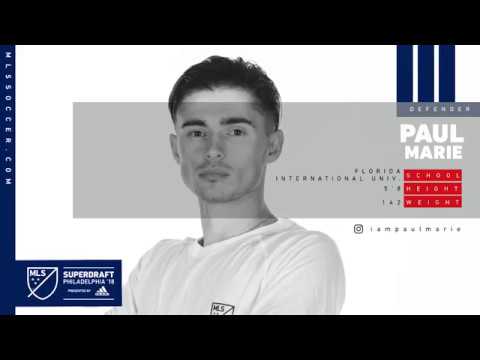 highlights quakes mls superdraft first round selection paul marie