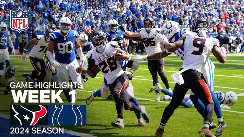 houston texans vs indianapolis colts nfl 2024 week 1 game highlights