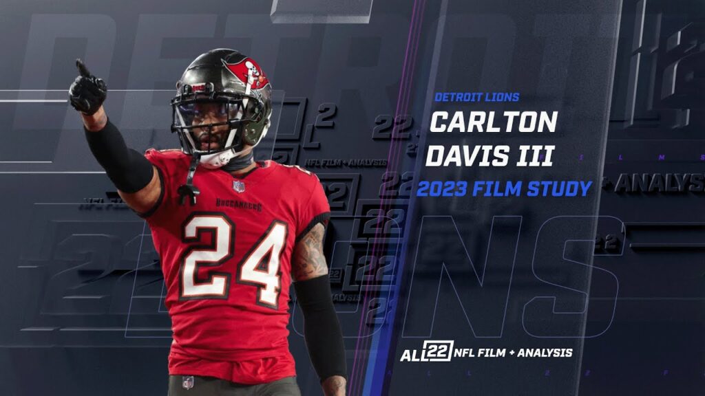 how good is carlton davis iii 2023 film study of the lions new corner lions detroitlions