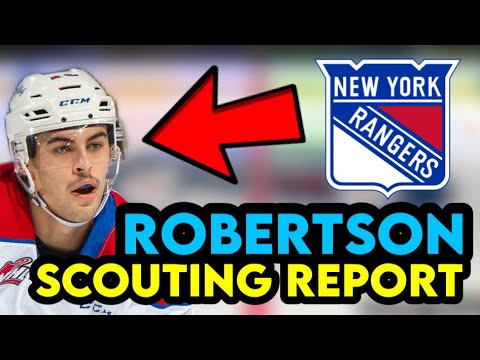 how good is new york rangers prospect matthew robertson scouting report