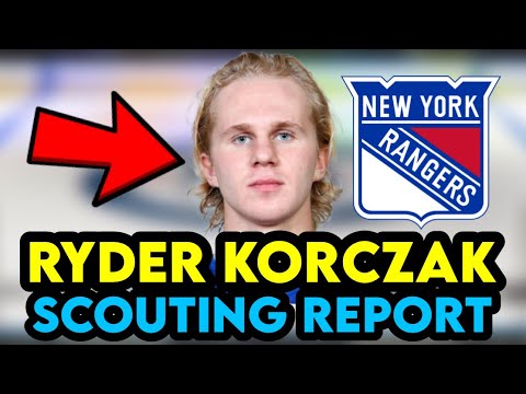 how good is new york rangers prospect ryder korczak scouting report