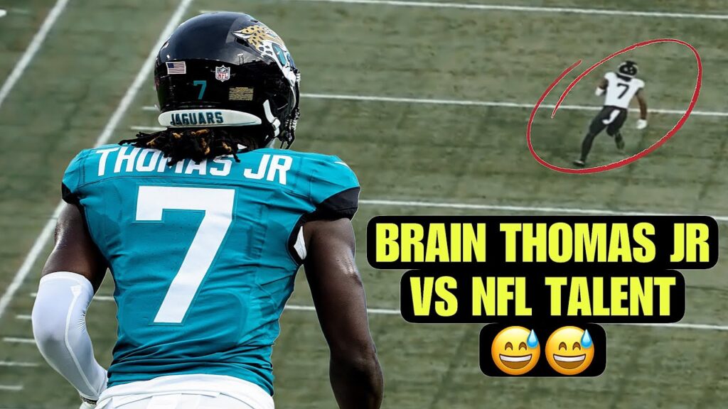 how rookie brian thomas jr looked vs nfl talent 2024 preseason highlights jacksonville jaguars