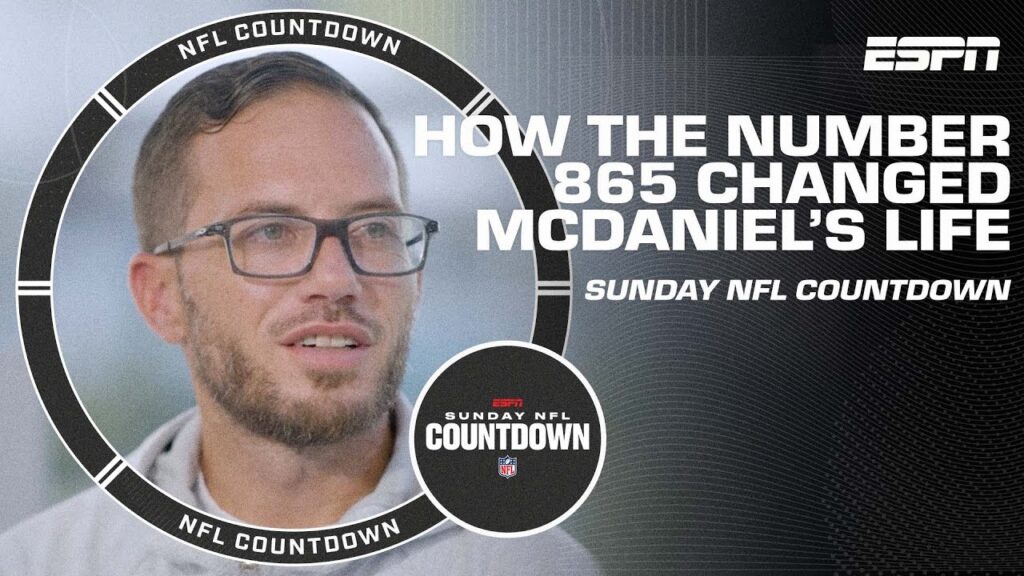 how the number 865 changed mike mcdaniels life nfl countdown