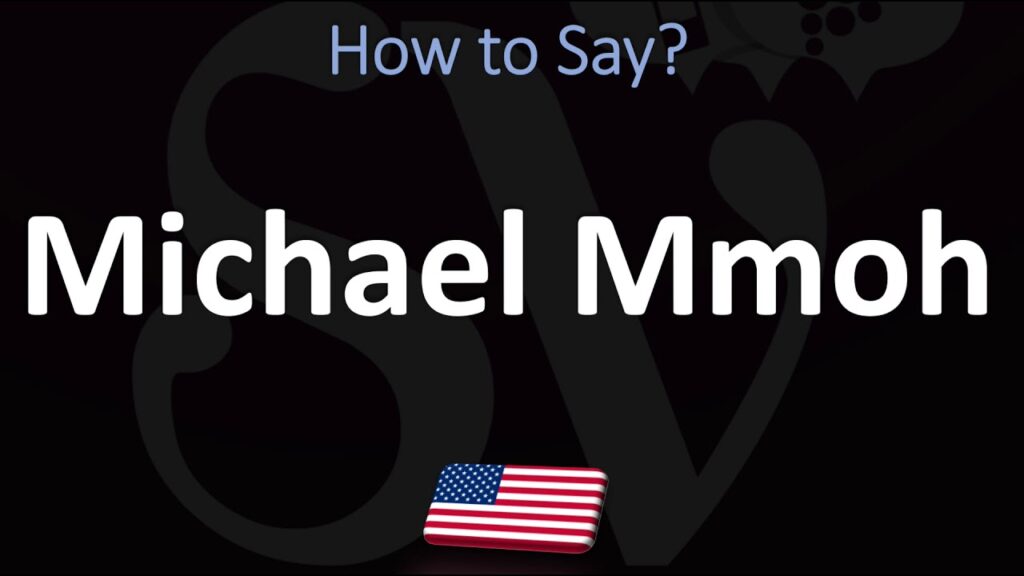 how to pronounce michael mmoh correctly american tennis player name pronunciation