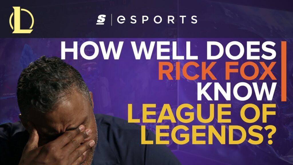 how well does rick fox know league of legends