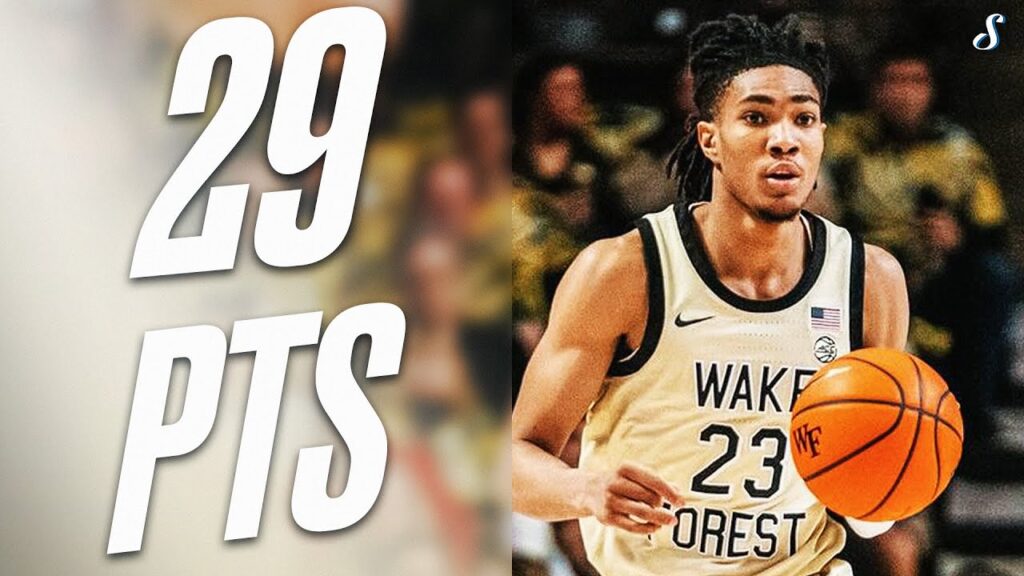 hunter sallis erupts for 29 pts in wake forest upset win over 8 duke