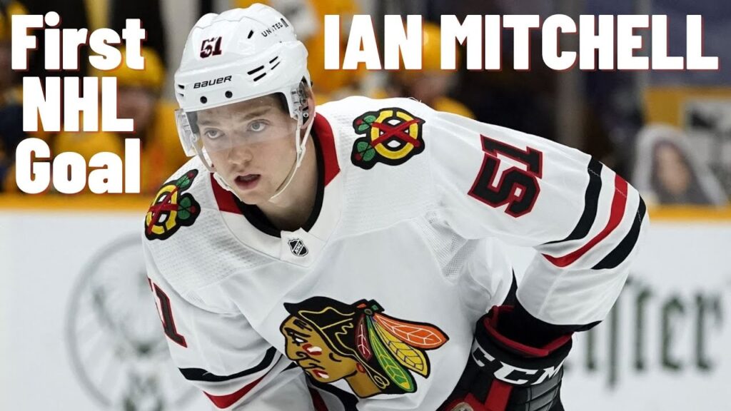 ian mitchell 51 chicago blackhawks first nhl goal feb 11 2021