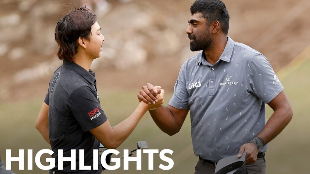 insane match highlights sahith theegala vs min woo lee wgc dell match play 2023