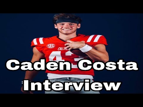 interview ole miss kicker k caden costa