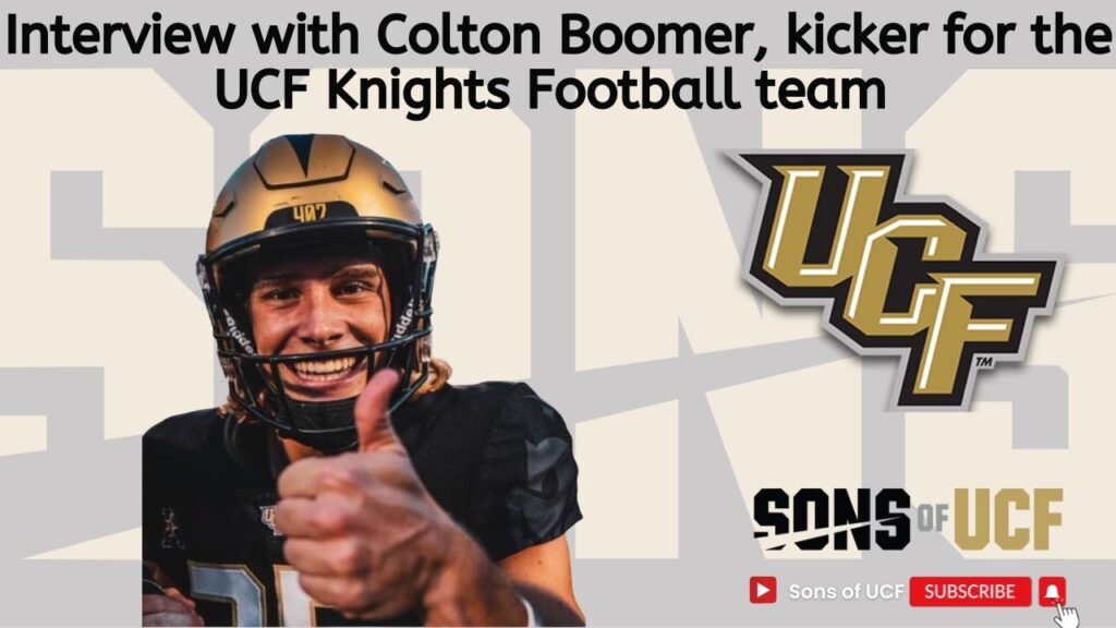 interview with colton boomer kicker for the ucf knights football team