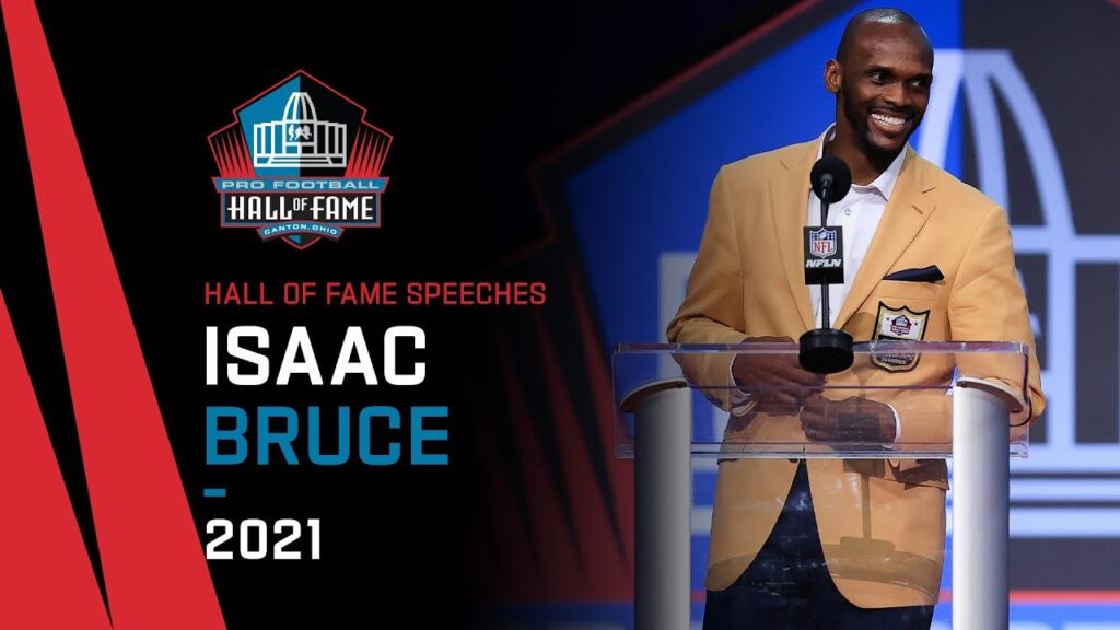 isaac bruce full hall of fame speech 2021 pro football hall of fame nfl 1