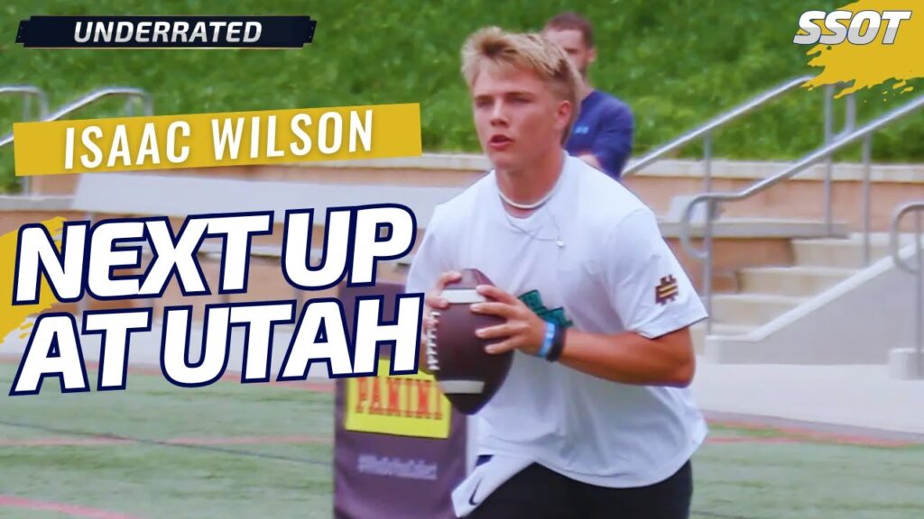 isaac wilson of quarterback factory corner canyon is committed to utah