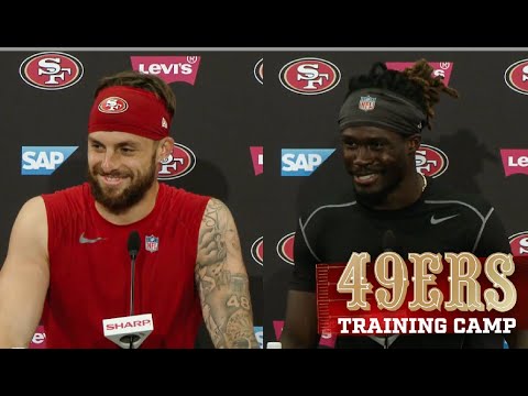 isaac yiadom ricky pearsall discuss settling into 49ers system