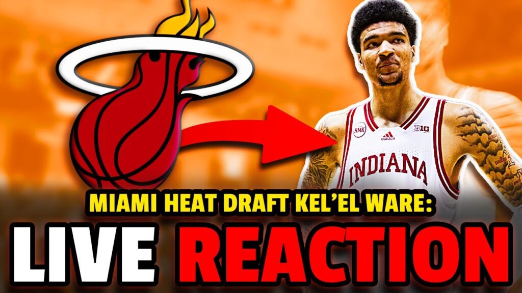 its official miami heat draft kelel ware and hes the perfect fit