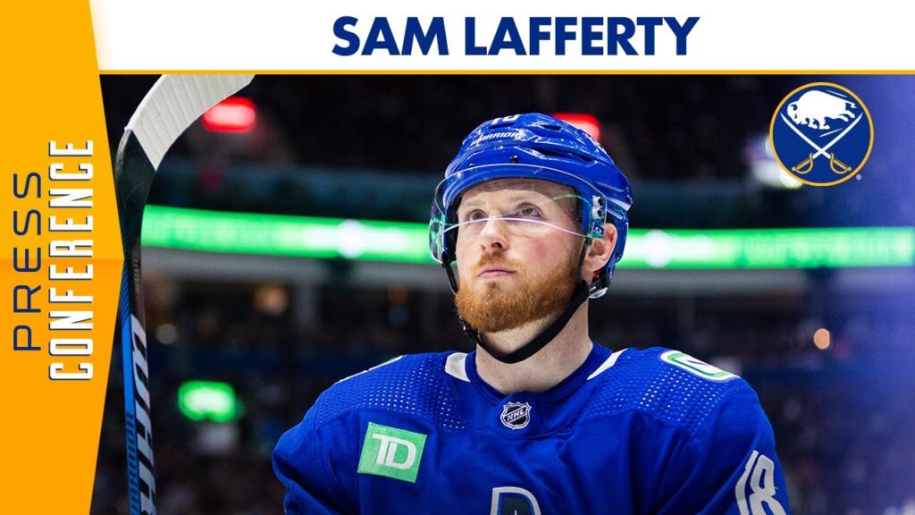 ive always been a fan of this hockey club sam lafferty on his decision to sign with buffalo