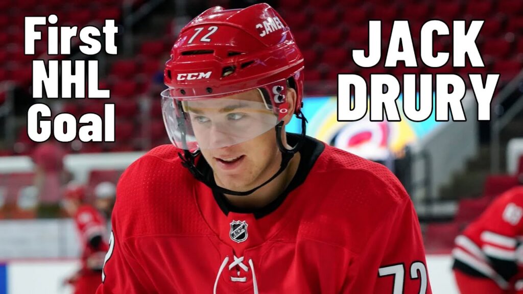 jack drury 72 carolina hurricanes first nhl goal dec 16 2021