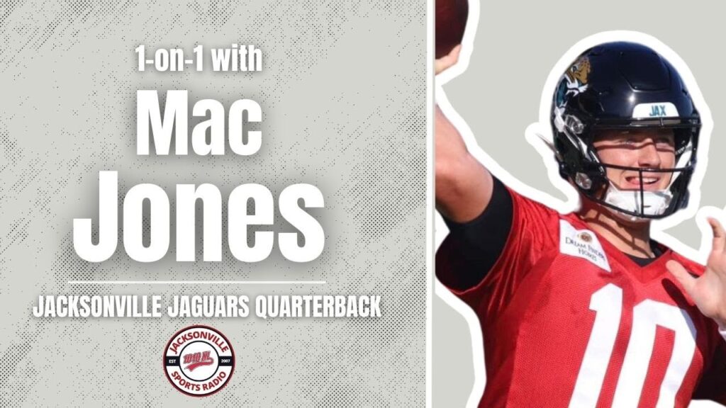 jacksonville jaguars qb mac jones 1 on 1 2024 training camp interview