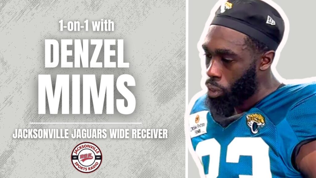 jacksonville jaguars wide receiver denzel mims 1 on 1 training camp 2024 interview