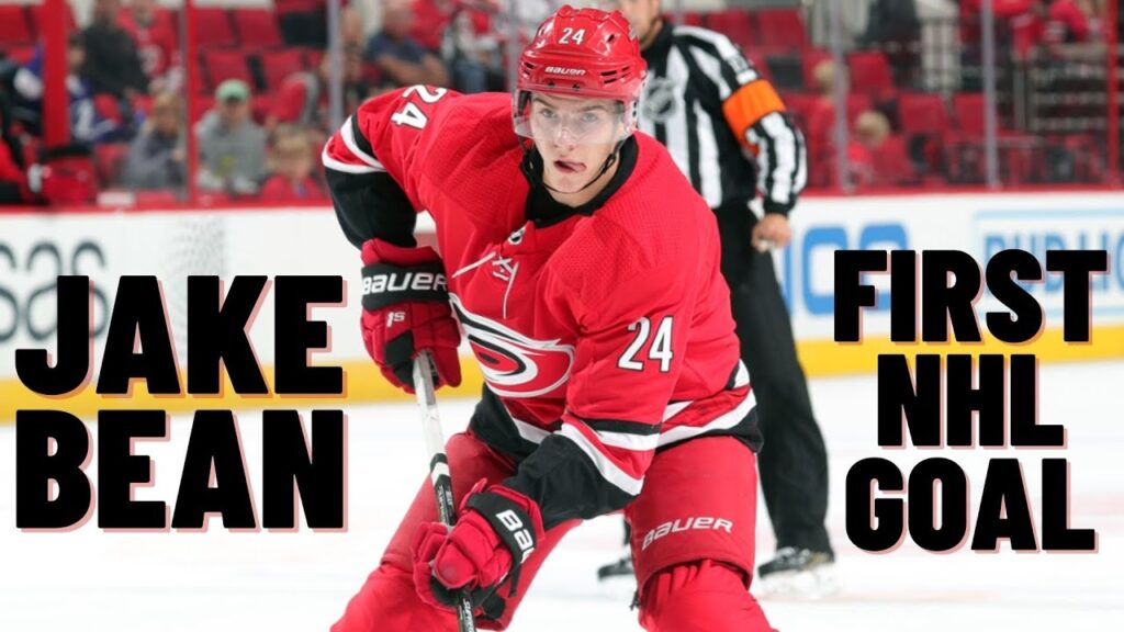 jake bean 24 carolina hurricanes first nhl goal feb 27 2021