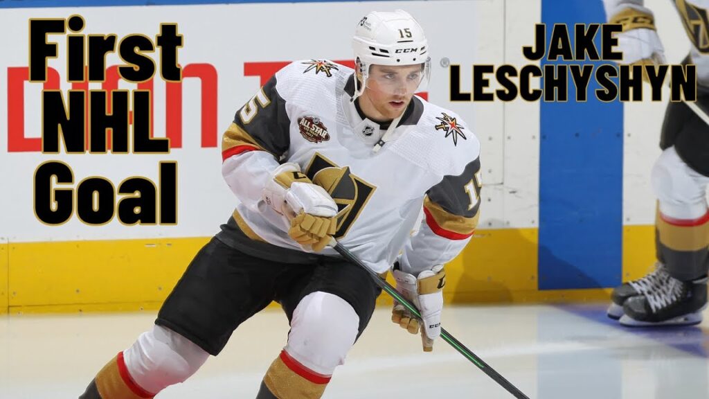 jake leschyshyn 15 vegas golden knights first nhl goal nov 13 2021